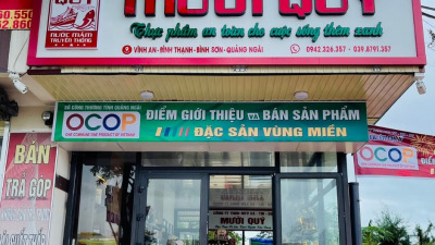 cửa hàng đặc sản Quảng Ngãi