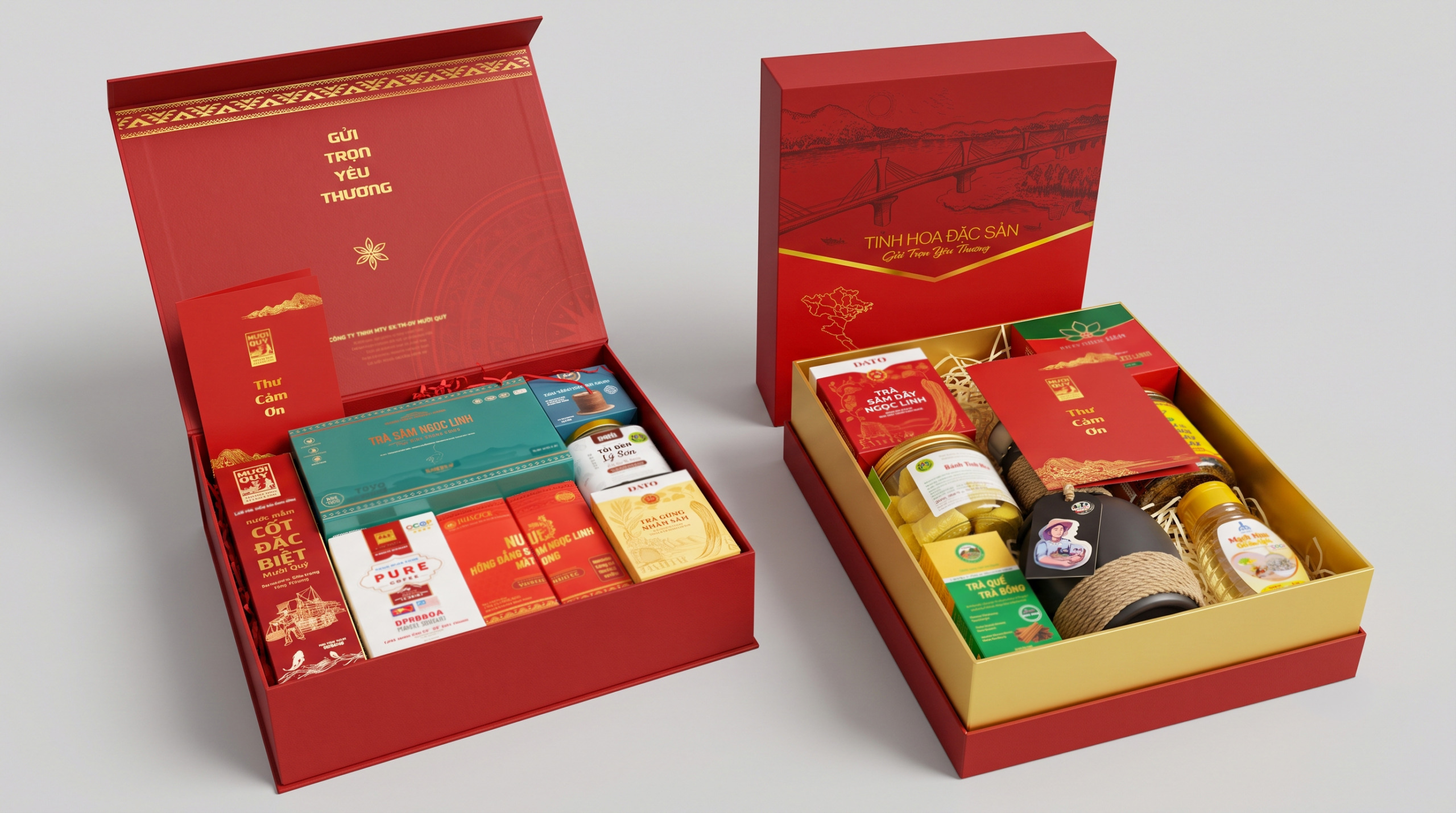 Các mẫu set quà tết đậm đà vị quê hương xứ Quảng